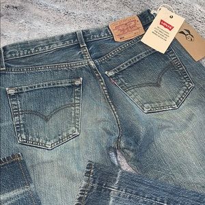 Vtg Lot Stock & Barrel distressed Levi’s 501